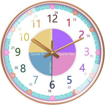 12-Inch Classroom Wall Clock