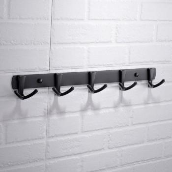 Practical Brass Black Bronze Coat Hook Rack