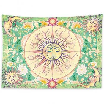 Vintage Flower Vines Tapestry