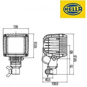 HELLA Power Beam 3000 1GA 996 192-181 – Nahfeldausleuchtung