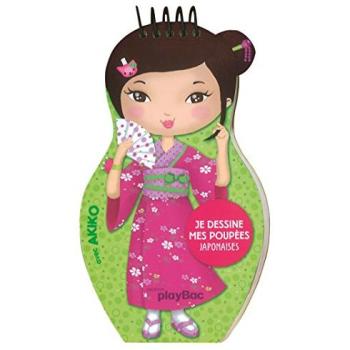 Je dessine mes poupées japonaises avec Akiko