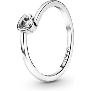 Anillo PANDORA Plata 925 Corazón Inclinado