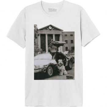 Einstein Epoch Tee – Back To The Future – S‑XXL – Menswear White