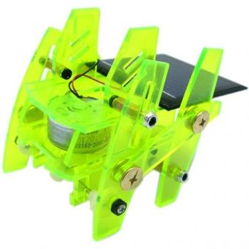 DIY Funny Puzzle Solar Quadcopter Robot 4WD Smart RC Toy 7.5cm