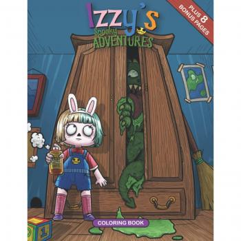 Izzy'S Spooky Adventures Coloring Book For Adults: Kawaii, Cute Adorable Spooky Girl With Her Creepy Vibe Misfit Friends, Stress Relief And Relaxation Coloring For Young Adults, Teens