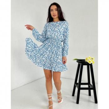 Vestido de Flores Rizo XL Negro – ISSA