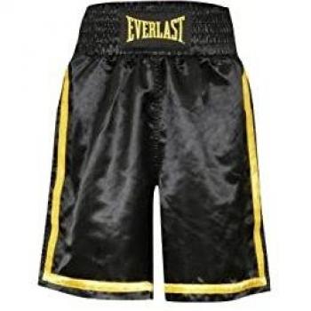 Pantalones de Boxeo Everlast, Adultos, Negro-Dorado