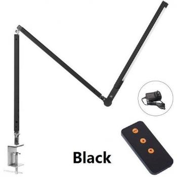 Dimmable LED Table Lamp with Long Swing Arm and 8W Output