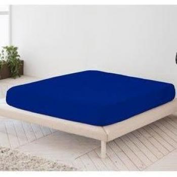 BOHEME Sábana bajera azul