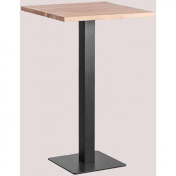 Bar Table Quadrata Acacia Nera – SKLUM Ristretto 70 cm
