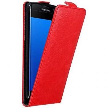 Case rouge pomme Flip Wallet magnétiquement attaché – Galaxy S7 Edge