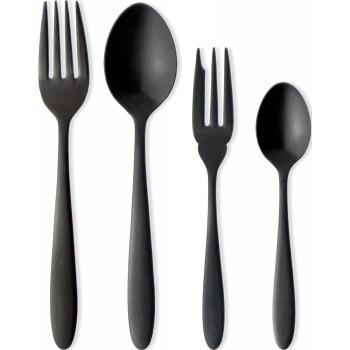 Nagao Premium Black Cutlery – Made in Japan, 4‑Piece Set