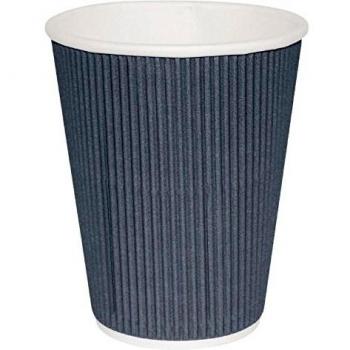 Fiesta GP431 Charcoal Takeaway Coffee Cups, 12 oz