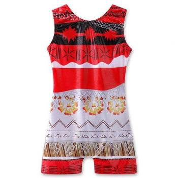 Red Sleeveless Dancewear for Kids