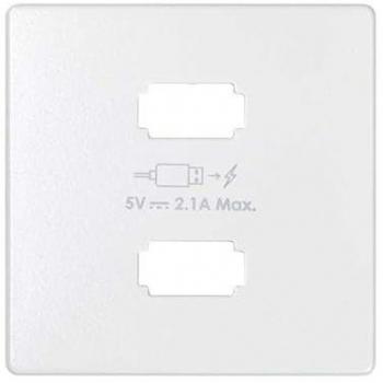 Cargador USB Doble Simon 82 5V 2.1A Blanco