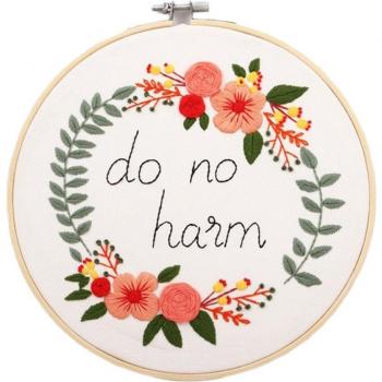 Manualidad de Costura: Patrón Floral