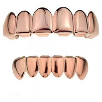 Ensemble de dents Hip Hop Grillz – Rouge Émeraude