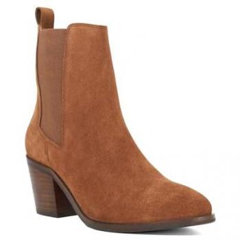 Leather Pasil Ankle Boot – Tan