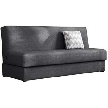 Sofa-lit Columbus 119 gris 175x80x80cm