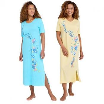 Amber Glow Night Dress Set