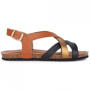 Sandalias Niña Geox modelo J Chilene color Marrón