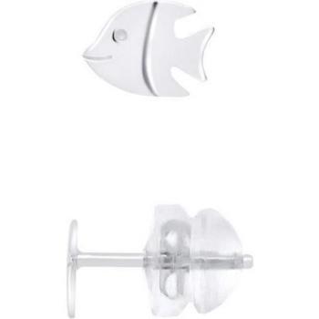 Oro 375: Pendientes de Pez Infantil Léa & Arthur