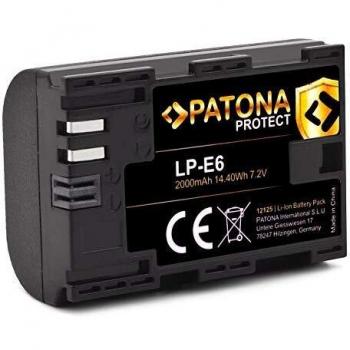 PATONA Protect Batterie Canon LP-E6 2000mAh