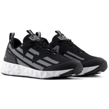 Chaussures EA7 Unisex X8X217_XK433 C2 Technologie Noir Plat Lacets Casual Sport 45(1/3)