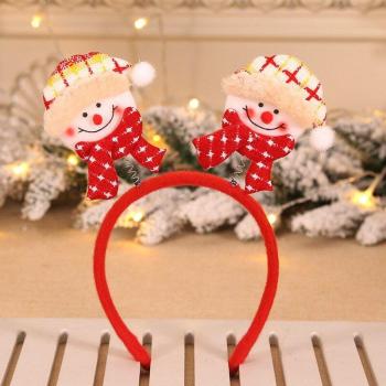 Holiday Santa Elk Hairband with Double Hook Design for Kids