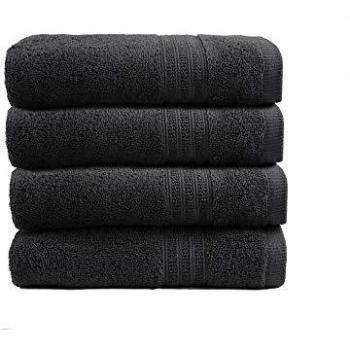 TRIDENT Soft Comfort Baumwollhandtücher, 4-teilig, superweich, 550 GSM, maschinenwaschbar