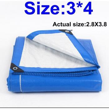 Housse de protection bleue et blanche pour animaux de compagnie