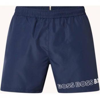 BOSS Azul Náutico: Traje de Sol en Poliéster Recyclado