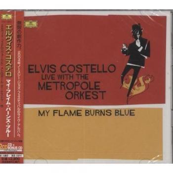Elvis Costello My Flame Burns Blue 2006 2-CD album with Obi