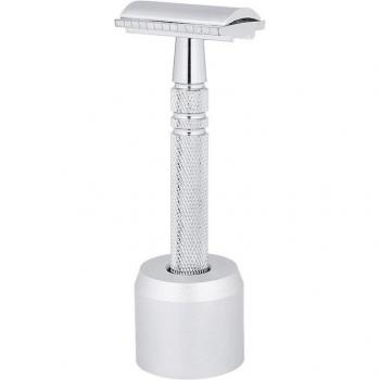 Support de rasoir en zinc, mini, antirouille, base stable pour salle de bain