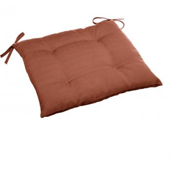 Cuscino 4 punti per sedia 40x40 cm terracotta