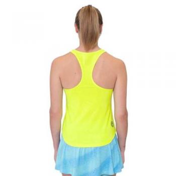 BIDI BADU Tank L Beach Spirit Chill Femme Jaune Fluo