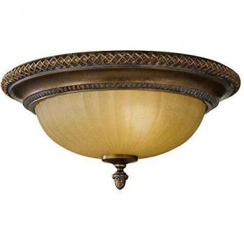 Kelham Hall 2 Light Flush Ceiling Light Gold