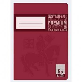 Premium Doppelheft A5 32 Blatt kariert