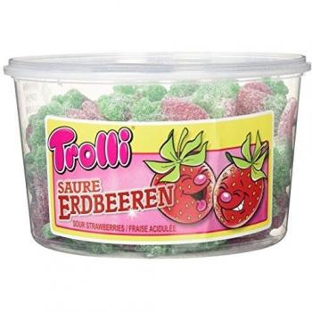 Trolli Gummi-Saure Erdbeer-Deluxe 1 kg