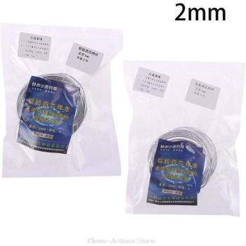 Fils fourrés pour soudure aluminium 2 mm, 3‑5 m hypothermie, baguette Au 24 20 directe