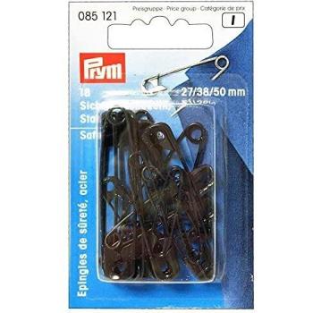 Prym Black Safety Pins 27/38/50mm Set