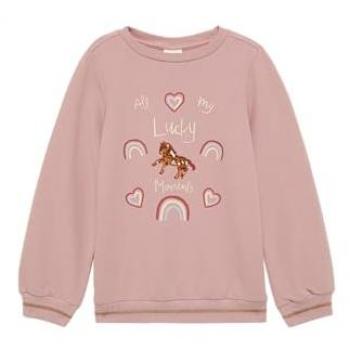 S.Oliver RED LABEL Mädchen Sweatshirt mit Pailletten