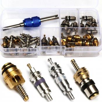 40pcs Tire Valve Core Remover and A/C Tool A20