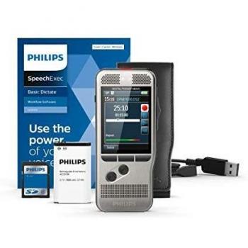Dittafono digitale Philips con interruttore a scorrimento