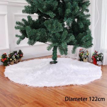 Falda de Suelo para Árbol de Navidad Blanca con Nieve