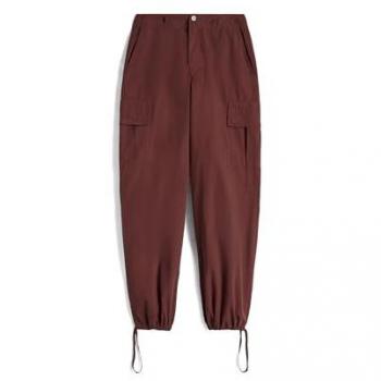 Freddy Pantaloni Cargo Canvas Bitter Chocolate Donna Small