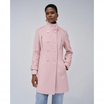 Jeans‑Cappotto di Lana Rosa Medio – Salsa Classic S