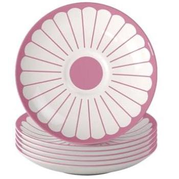Villeroy & Boch – Untertassen „Fleur“ – 14,8 cm Durchmesser, 6 Stück