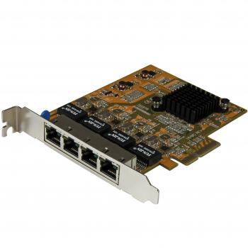Startech scheda adattatore di rete pcie nic 4 porte gigabit ethernet