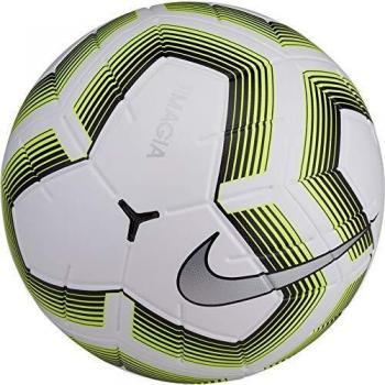 Nike Adult Unisex Magia II Football – Dual Color White & Black with Volt Detail, 5